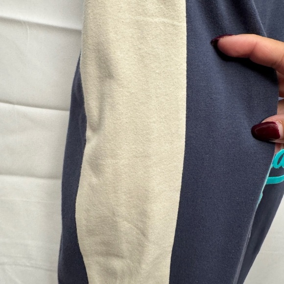 Adidas Navy Leggings with Logo - Picture 6 of 11